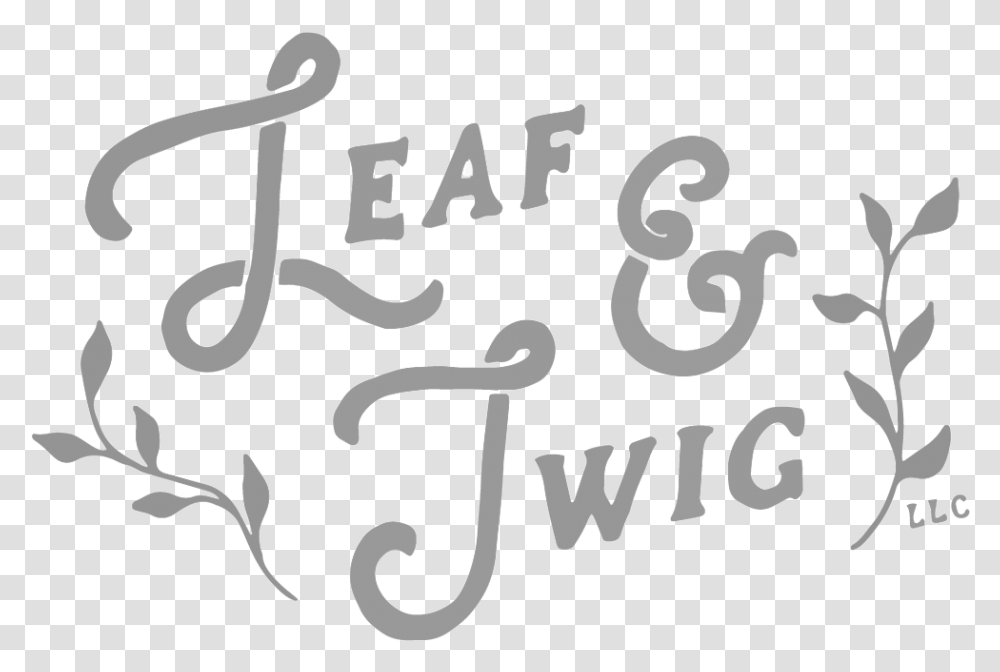 Leaf Amp Twig, Alphabet, Handwriting, Number Transparent Png