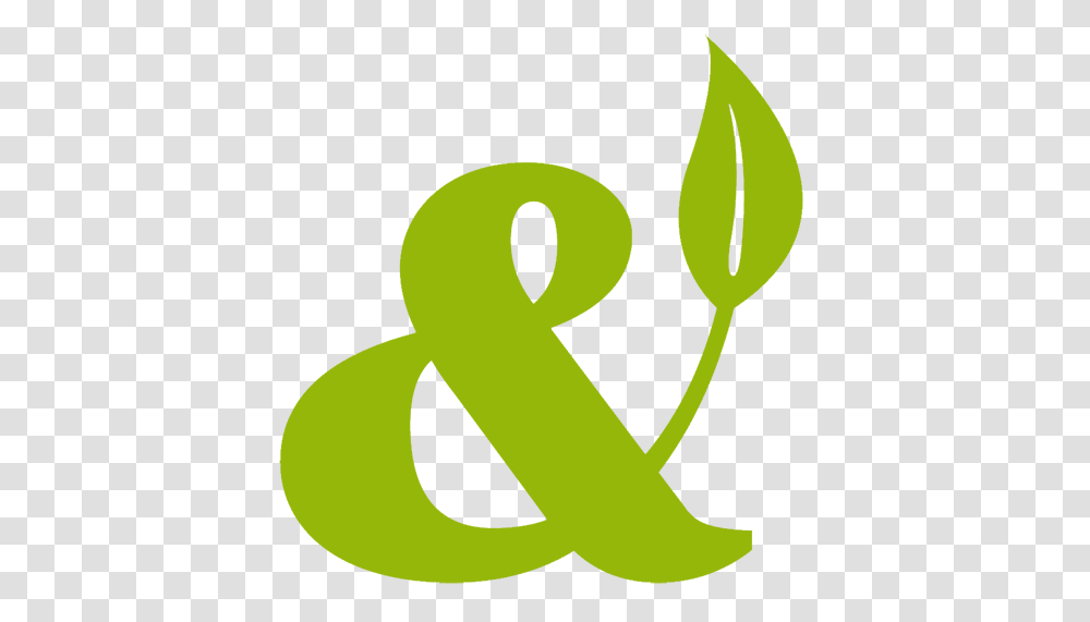 Leaf Ampersand, Alphabet, Tennis Ball Transparent Png