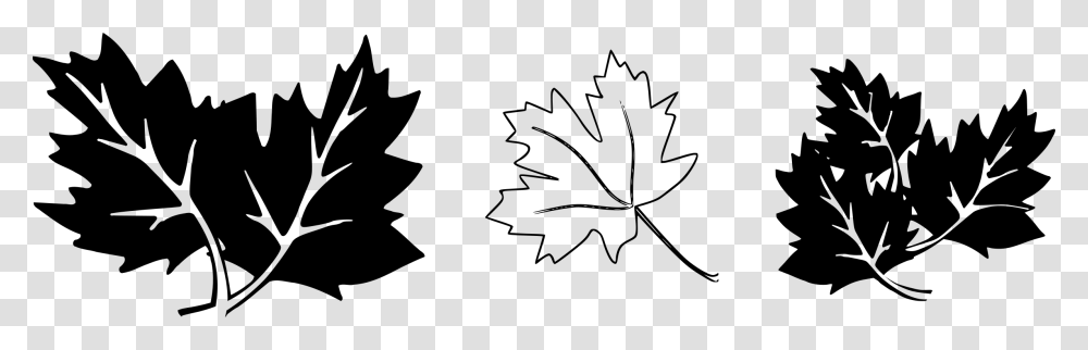 Leaf Black And White Oak Leaves Clip Art Black And White, Gray, World Of Warcraft Transparent Png