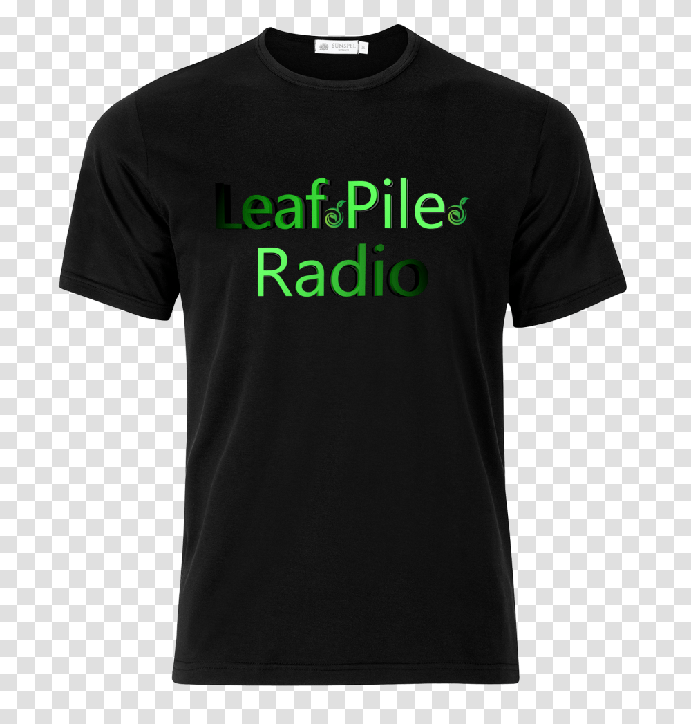 Leaf Black Leaf Pile Radio Store, Apparel, T-Shirt, Sleeve Transparent Png