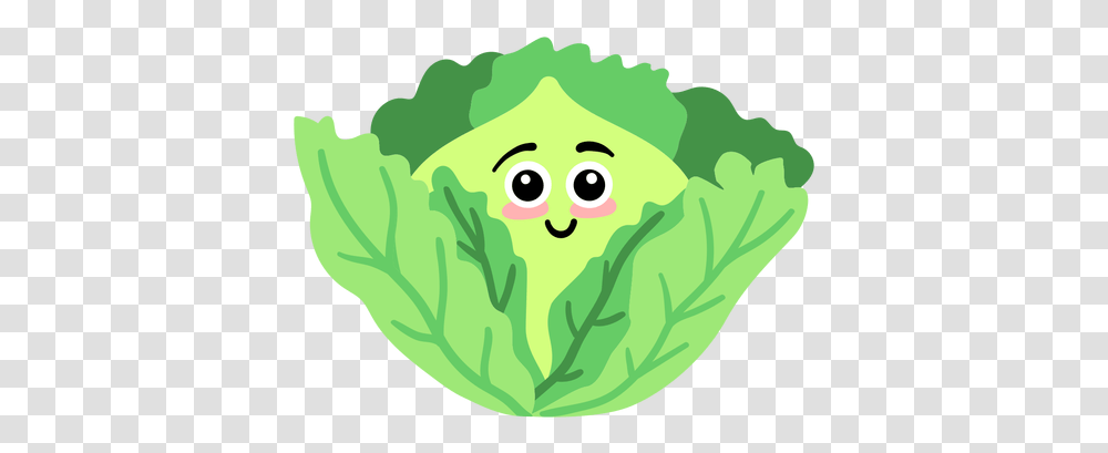Leaf Cabbage Flat Illustration, Plant, Head Cabbage, Produce, Vegetable Transparent Png