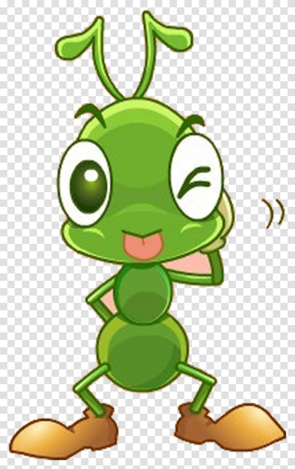 Leaf Clipart Ant Small Ant Cartoon, Toy, Frog, Amphibian, Wildlife Transparent Png
