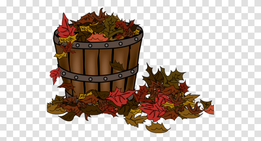 Leaf Clipart Basket Autumn, Bucket, Plant Transparent Png