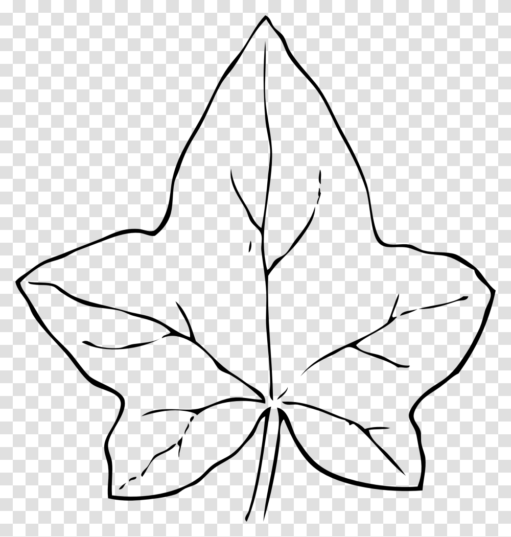 Leaf Clipart Black And White Liverandpancreascancer With Leaf, Plant, Tree, Maple Leaf, Painting Transparent Png