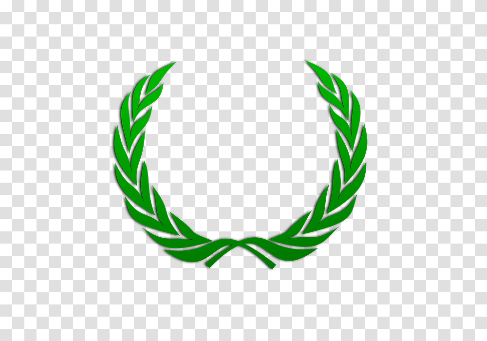 Leaf Clipart Winged Victory Of Samothrace Symbol Goddess Nike, Green, Emblem Transparent Png
