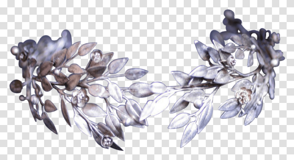 Leaf Crown Silver Flower Crown, Plant, Blossom, Accessories, Accessory Transparent Png