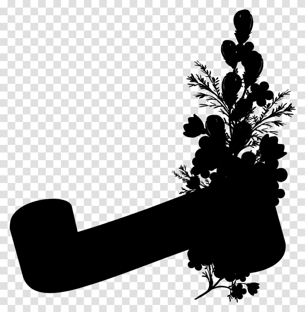 Leaf Flowering Font Silhouette Plant Free Download Silhouette, Gray, World Of Warcraft Transparent Png