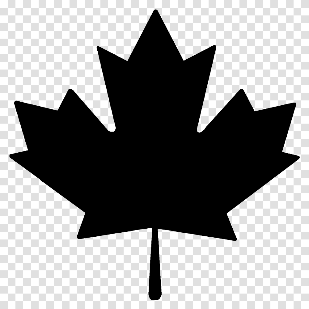 Leaf Images Black And White Canadian Maple Leaf Background, Gray, Outdoors, World Of Warcraft Transparent Png