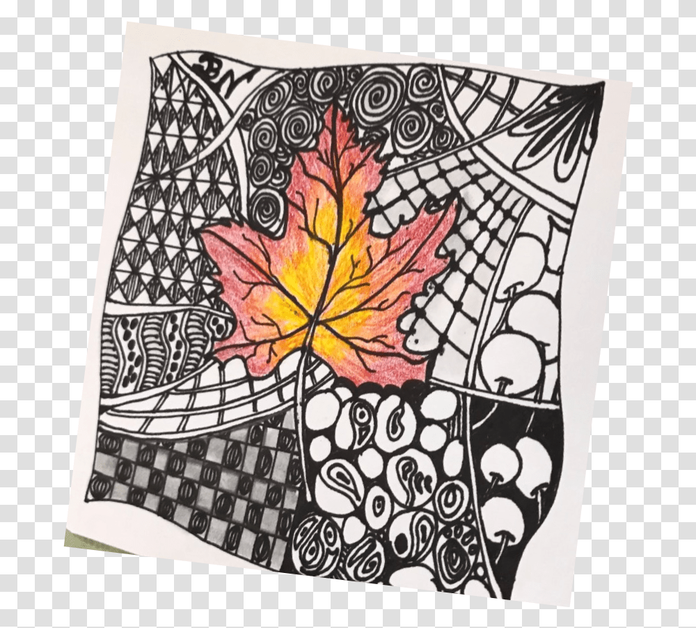 Leaf Maple Leaf, Doodle, Drawing, Plant Transparent Png