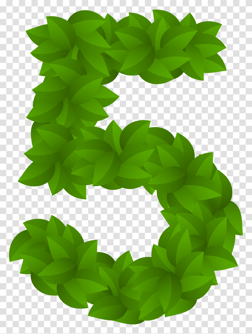 Leaf Number Five Green Clip Art, Plant, Texture Transparent Png