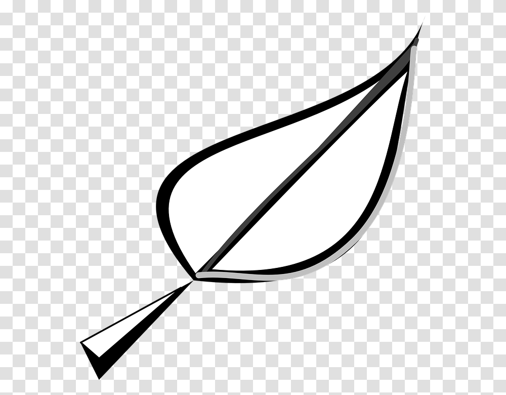 Leaf Outline Free Images, Oars, Paddle, Diamond, Silhouette Transparent Png