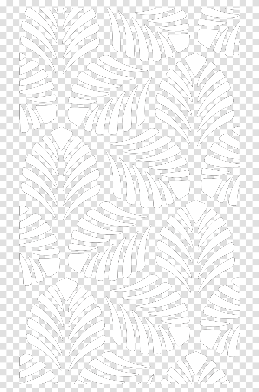 Leaf Pattern Cnc Design, Rug, Stencil Transparent Png