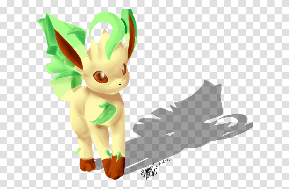 Leafeon Pokemon 3d Image With No Pokemon 3d Model, Toy, Outdoors, Figurine, Nature Transparent Png