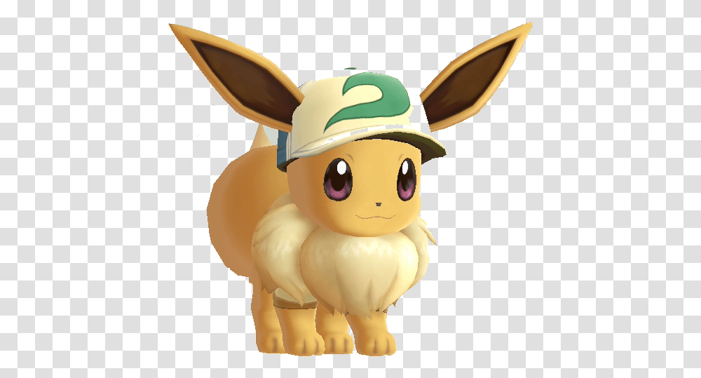 Leafeon Set Pokemon Let's Go Sweet Hat, Toy, Apparel, Animal Transparent Png