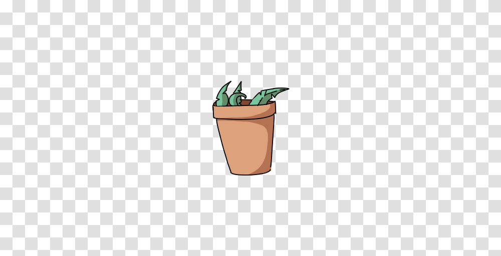 Leafeon Sleeping In A Clay Pot, Plant Transparent Png