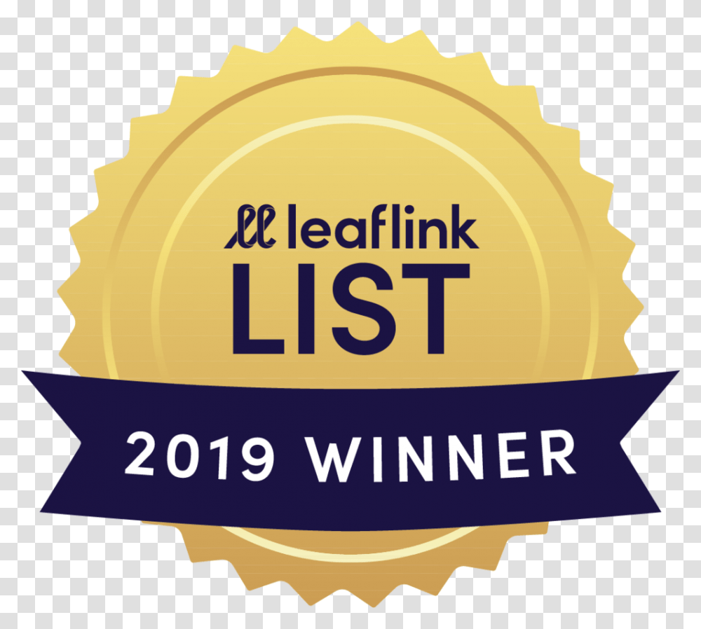 Leaflink List 2019 Winner Badge Full Color Label, Logo, Person Transparent Png