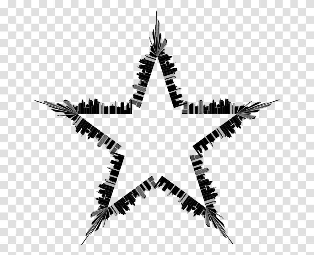 Leafsymboltree Outline Image Of Star, Star Symbol, Logo, Trademark, Stencil Transparent Png