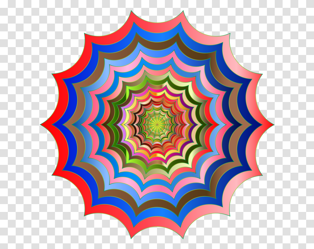 Leafsymmetryarea Spider Web Hypnotic, Pattern, Ornament, Fractal Transparent Png