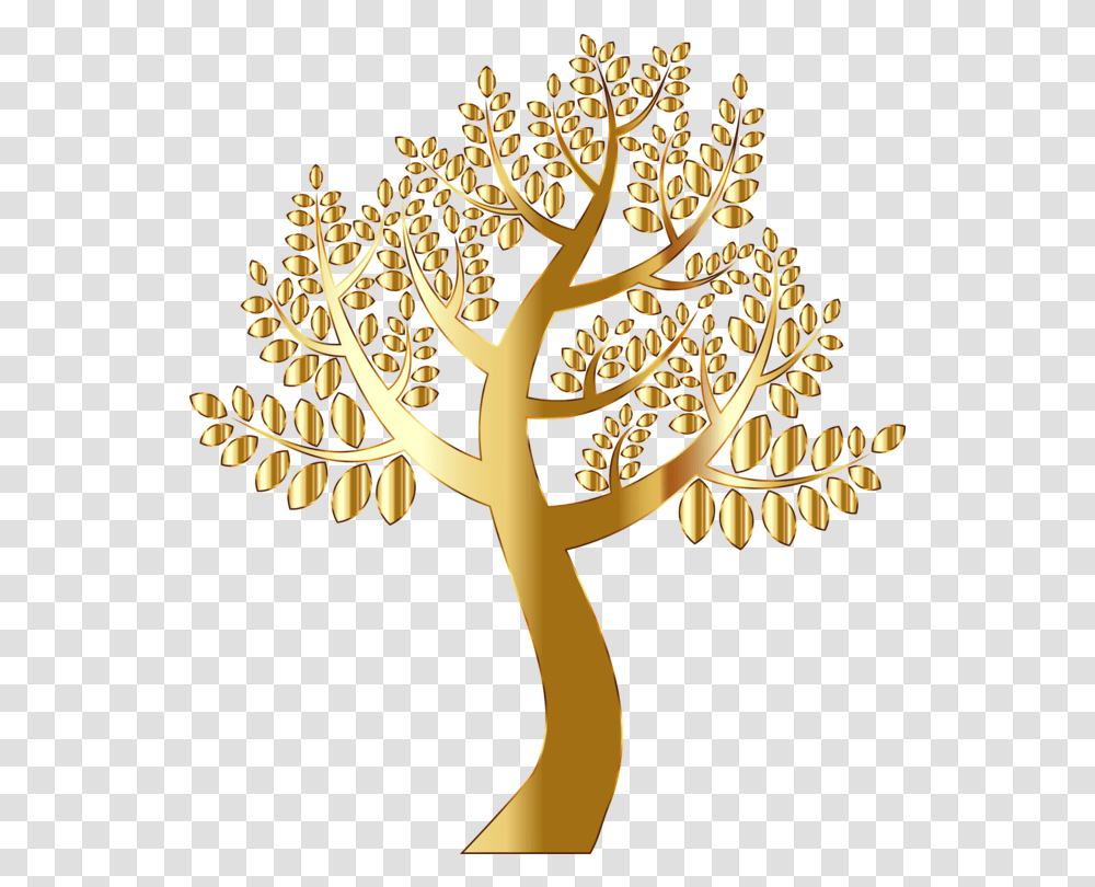 Leaftreebranch Clipart Royalty Free Svg Gold Tree, Chandelier, Lamp, Accessories, Accessory Transparent Png