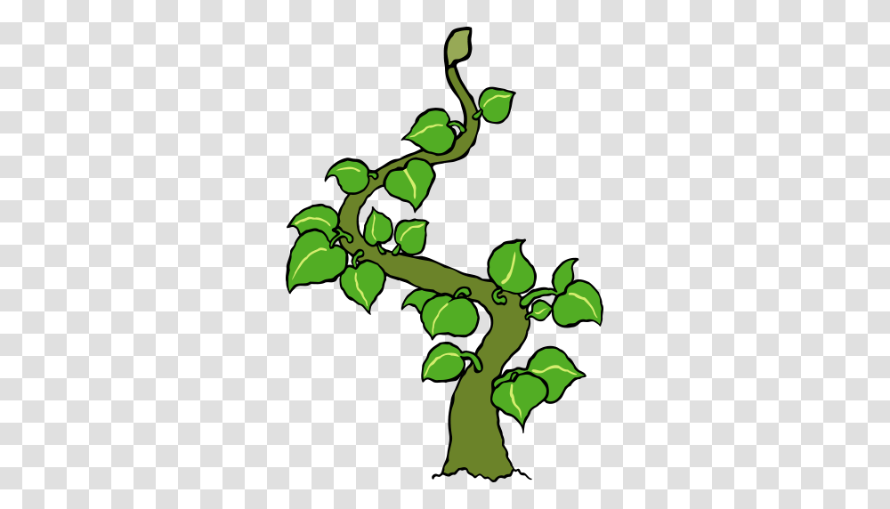 Leafy Beanstalk, Green, Plant, Vegetation, Vine Transparent Png
