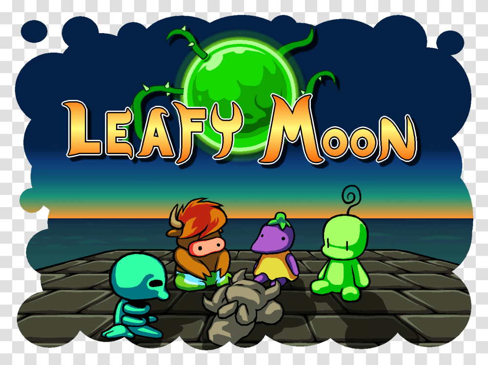 Leafy Moon Cartoon, Super Mario Transparent Png