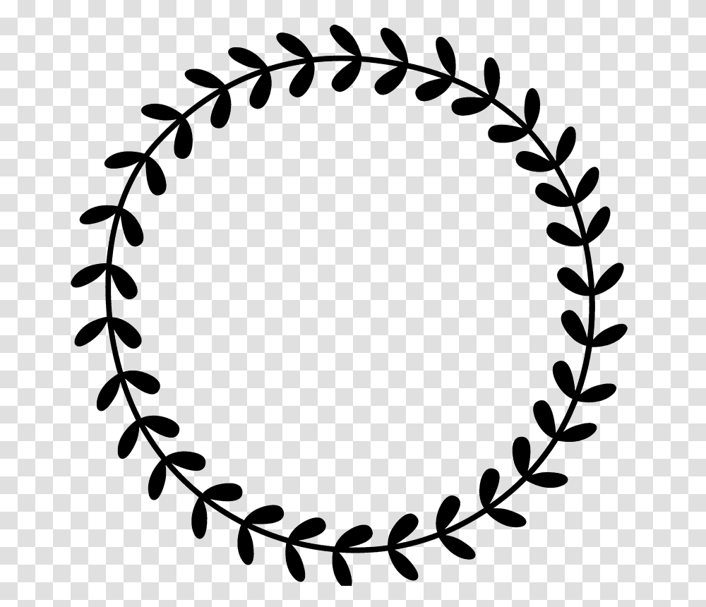 Leafy Wreath Rubber Stamp Border Circular Stamps Stamptopia, Stencil, Bracelet, Jewelry, Accessories Transparent Png