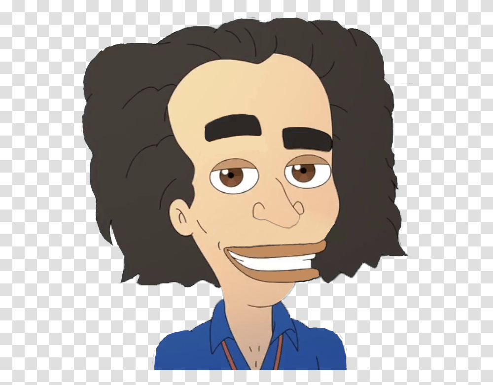 Leafyishere Coach From Big Mouth, Face, Person, Head, Hair Transparent Png
