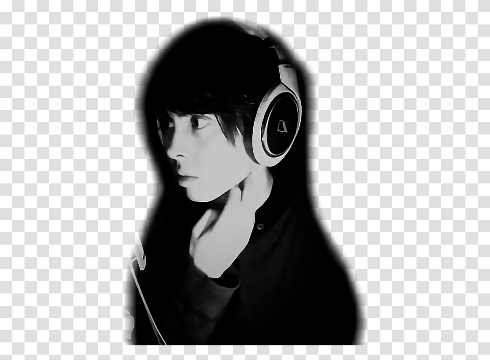 Leafyishere Leafy Bleach Headphones, Person, Human, Electronics, Headset Transparent Png