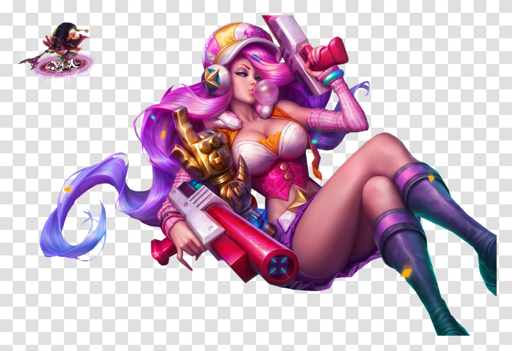 League Of Legends Arcade Miss Fortune Render, Person, Human, Purple Transparent Png