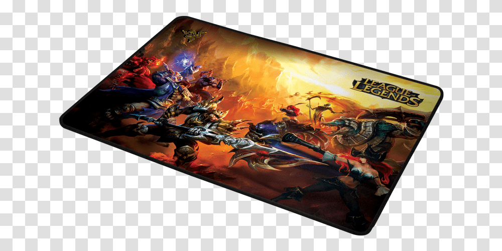 League Of Legends Collector's Edition Razer Goliathus Gaming League Of Legends Pad, Person, Human, Halo, World Of Warcraft Transparent Png