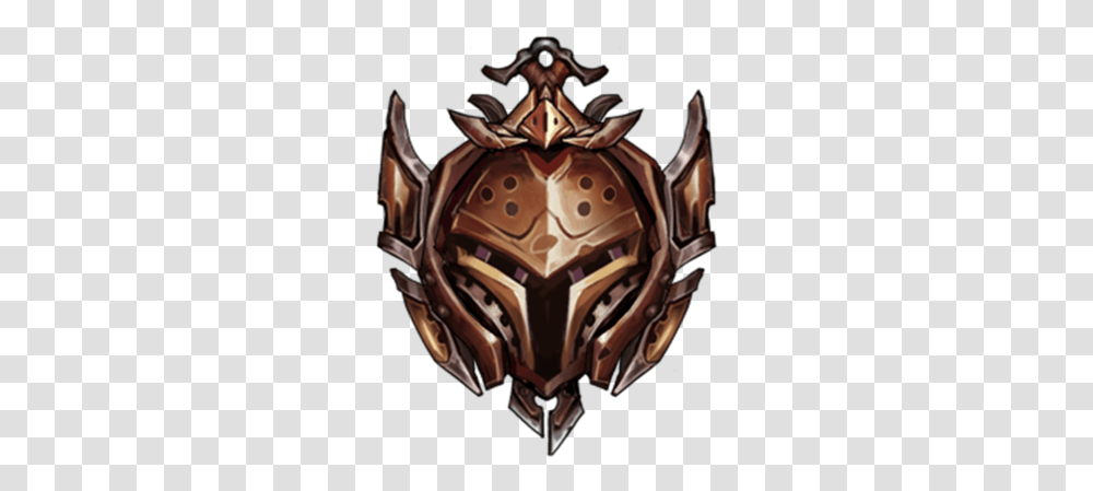 League Of Legends Division Boosting Lol Bronze Icon, Helmet, Clothing, Apparel, Person Transparent Png