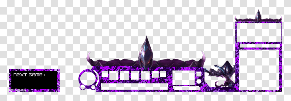 League Of Legends Facecam Overlay, Purple, Crystal, Accessories, Accessory Transparent Png