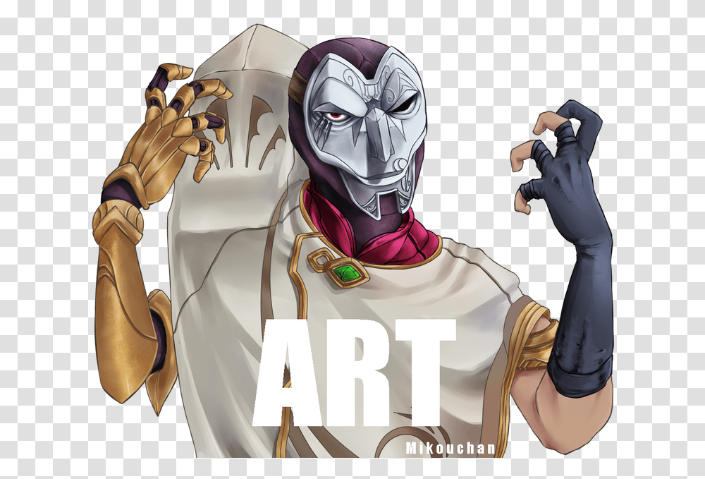 League Of Legends Jhin Art Meme, Helmet, Person, Human Transparent Png