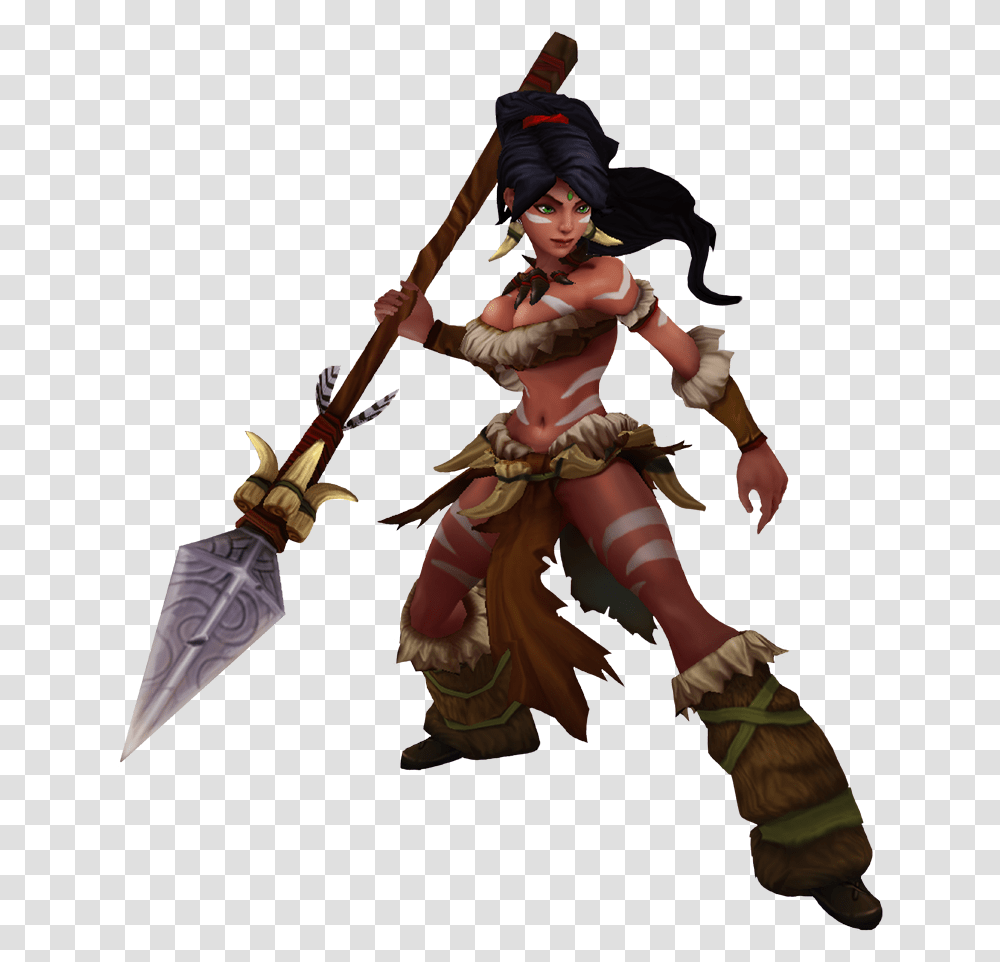 League Of Legends Nidalee Model, Person, Human, Weapon, Weaponry Transparent Png