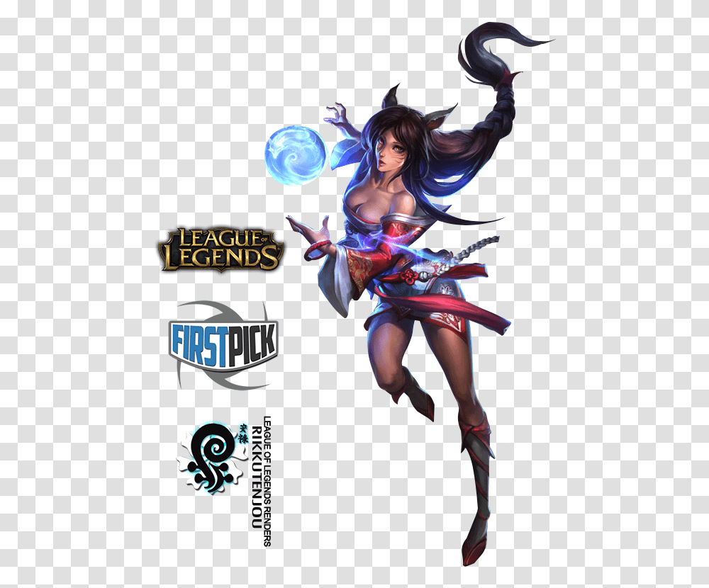 League Of Legends Wonder Woman League Legends Ahri League Of Legends, Person, Costume Transparent Png
