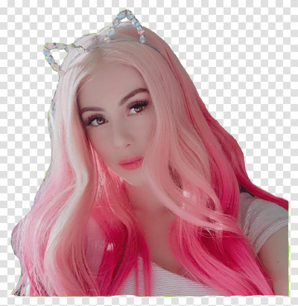 Leah Ashe Pink Edit Fandom New Leahashe Pinkqueen Leah Ashe, Hair, Doll, Toy, Wig Transparent Png