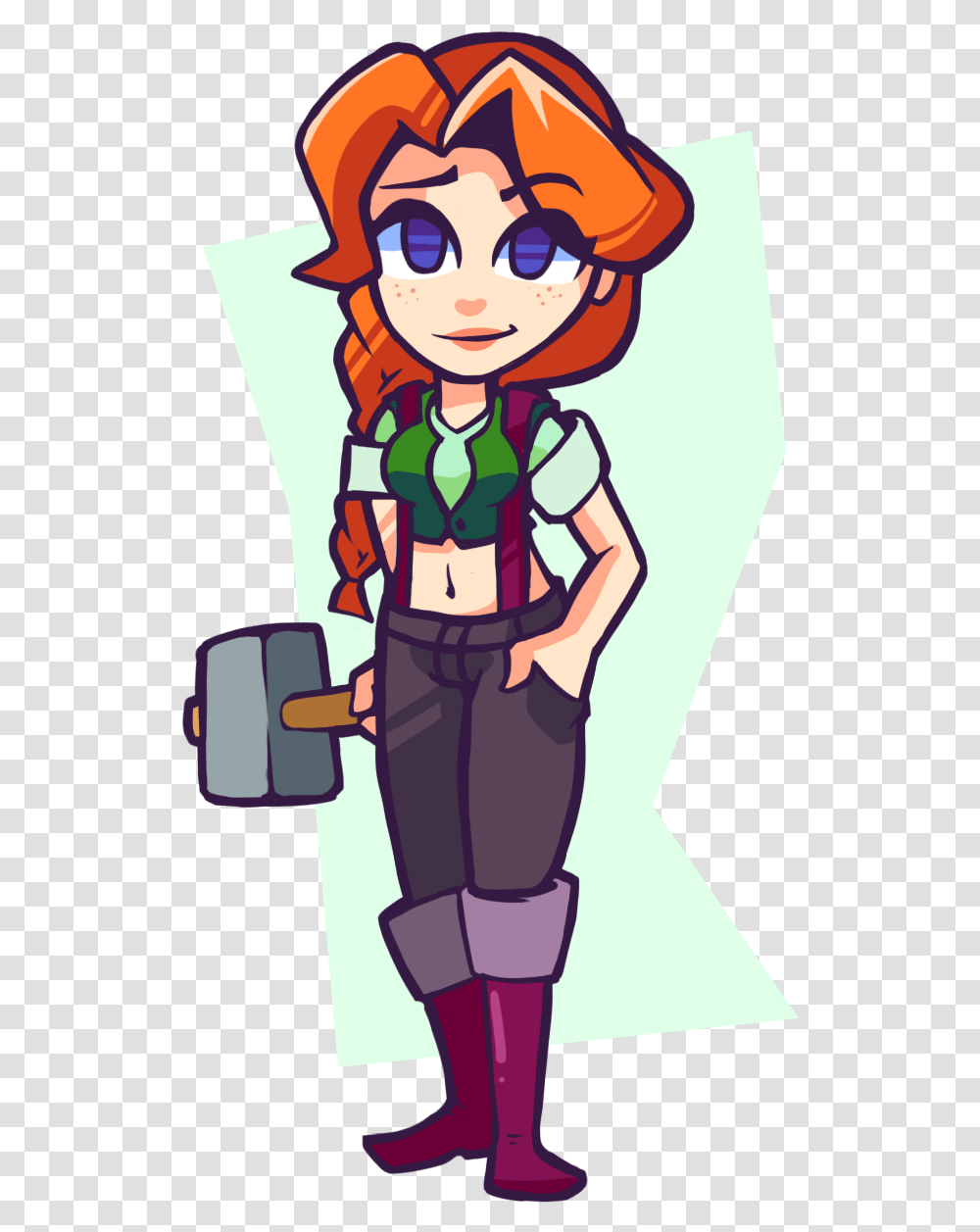 Leah So Cool Stardew Valley Leah Fan Art, Person, Performer, Drawing Transparent Png