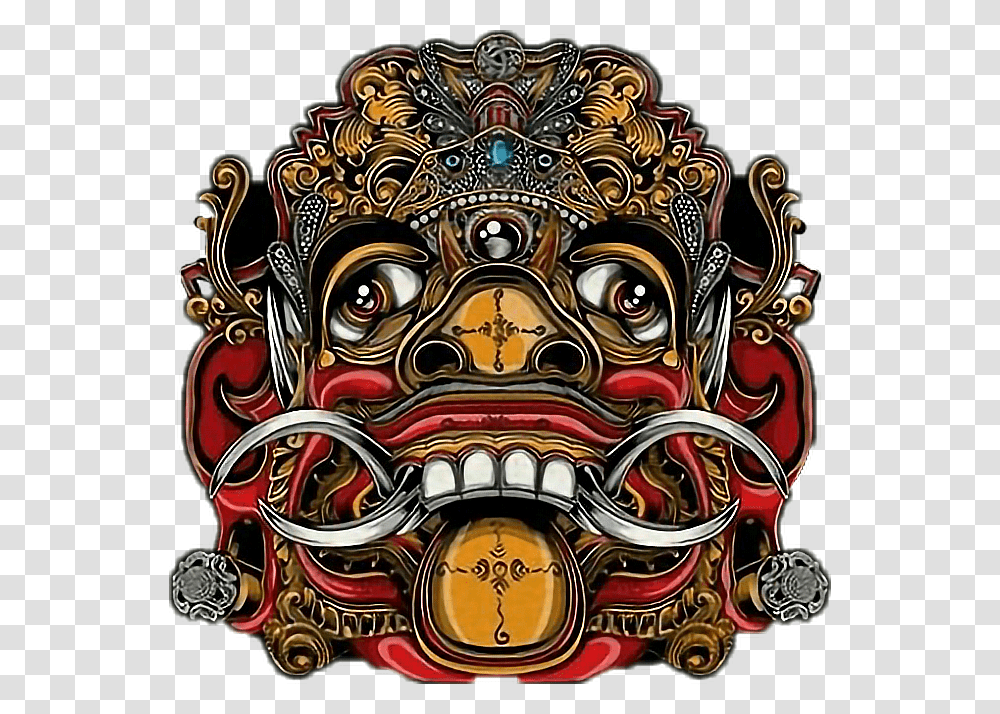 Leak Balimask Mask Monsters Indonesiamask Bali Art Work Of Indonesia, Doodle, Drawing, Architecture Transparent Png
