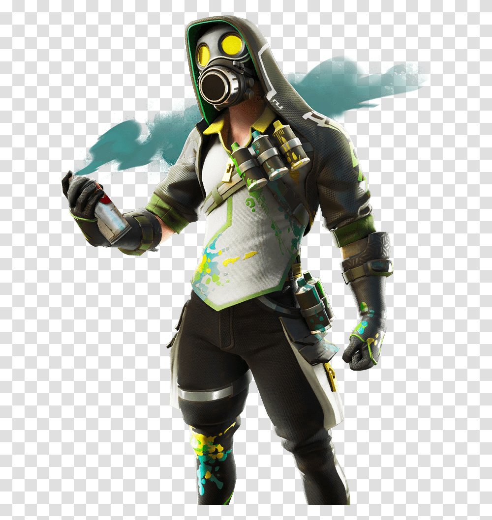 Leaked Skin Toxic Tagger Fortnite, Person, People, Photography Transparent Png