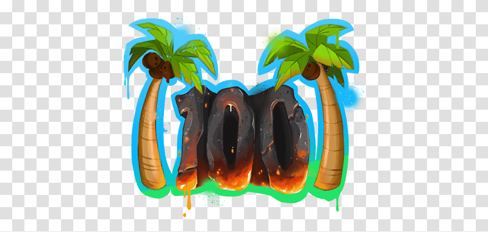 Leaks On Twitter Better Image Of The Lvl 100 Fortnite Season 8 Level 100 Spray, Plant, Food, Painting, Art Transparent Png