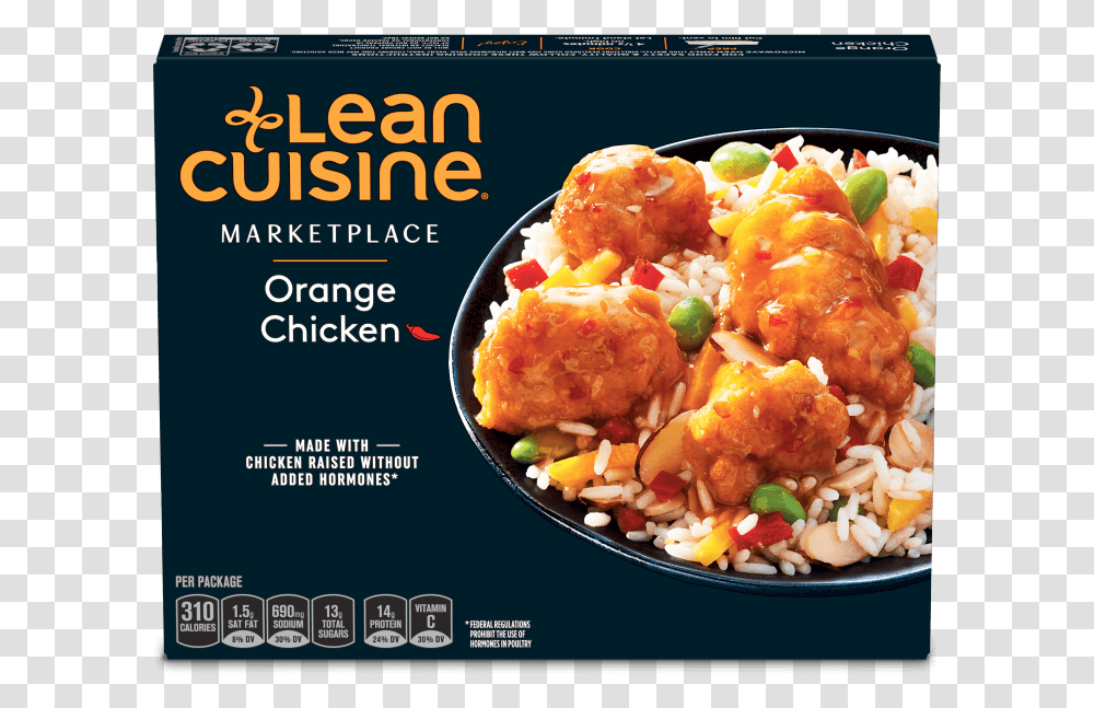 Lean Cuisine Orange Chicken, Advertisement, Flyer, Poster, Paper Transparent Png