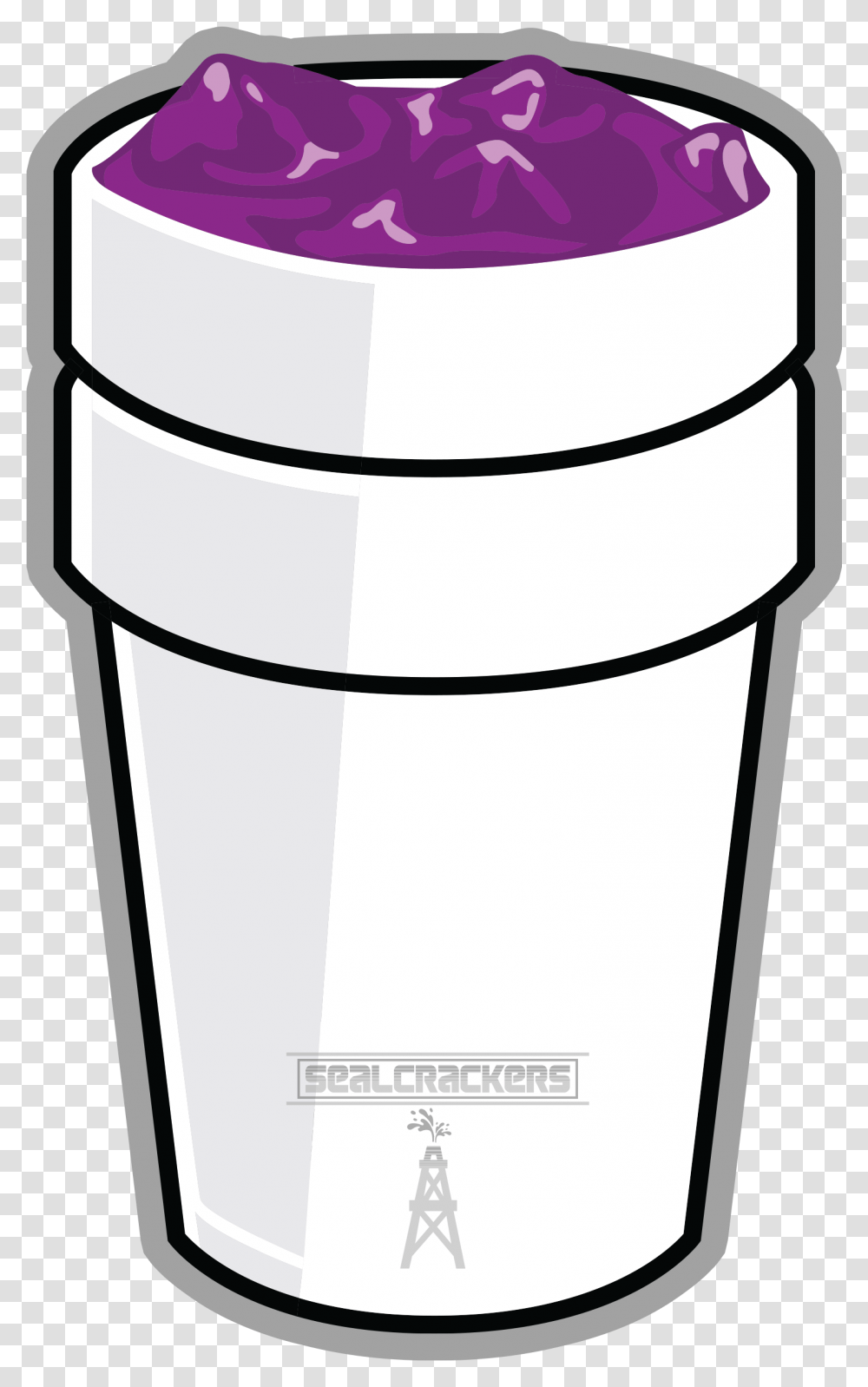 Lean Cup Image Purple Drank, Bucket, Cylinder Transparent Png