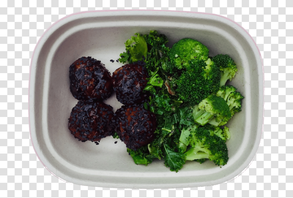 Lean Entree With Sweet Amp Spicy Turkey Meatballs Broccoli, Plant, Vegetable, Food, Ice Cream Transparent Png