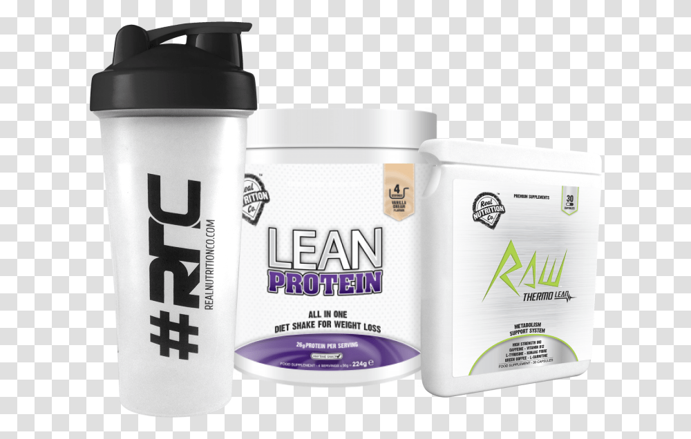 Lean Protein Diet Starter Pack Whey Protein Shakes Real Training Water Bottle, Shaker Transparent Png