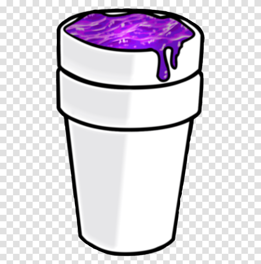 Lean Purple Purplecup Codein Cup Freetoedit, Milk, Beverage, Drink, Bucket Transparent Png