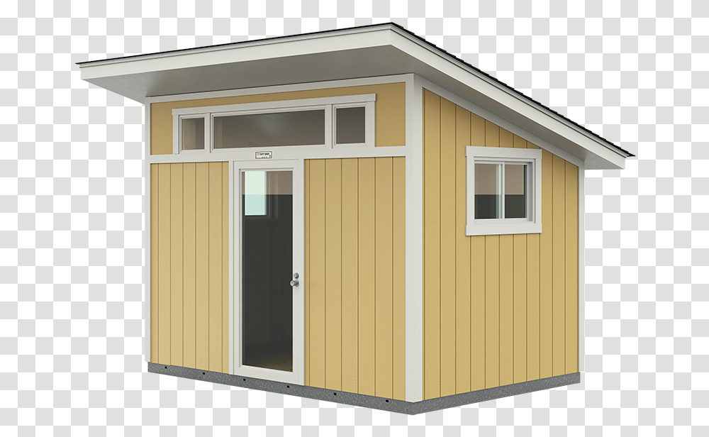Lean Shed With Window, Toolshed, Housing, Building, Door Transparent Png