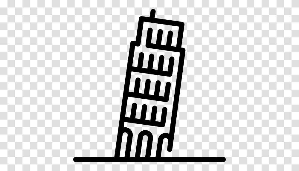 Leaning Tower Of Pisa Icon, Gray, World Of Warcraft Transparent Png