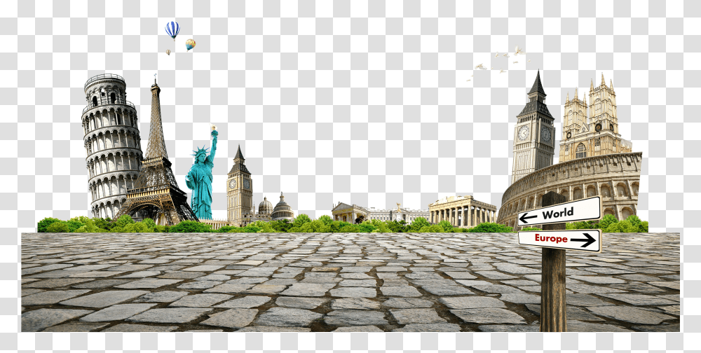 Leaning Tower Of Pisa Monuments In Europe Transparent Png
