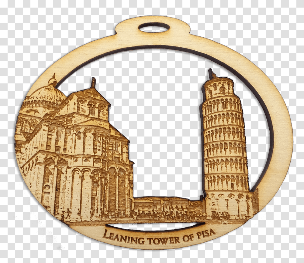 Leaning Tower Of Pisa Ornament Piazza Dei Miracoli, Gold, Coin, Money, Bronze Transparent Png