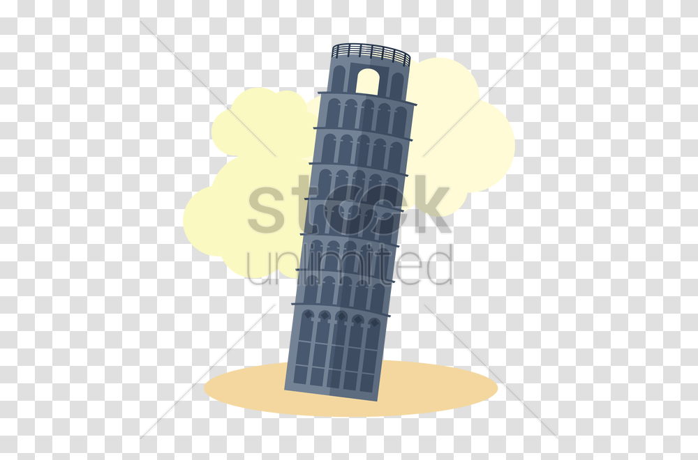 Leaning Tower Of Pisa Vector Image, Lamp, Weapon, Weaponry, Lighter Transparent Png
